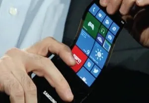 A Samsung Flexible AMOLED Screen Smartphone Prototype