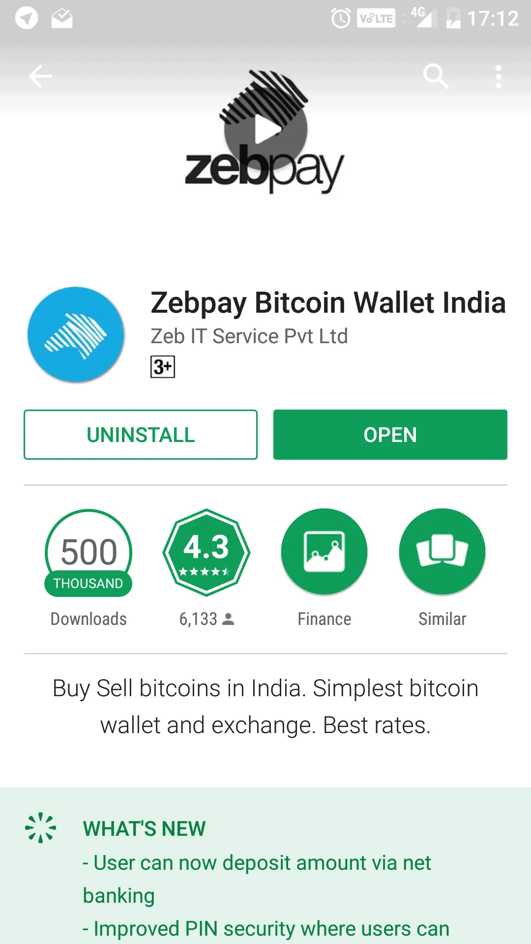Bitcoin Exchange Zebpay reaches 500,000 downloads mark ...