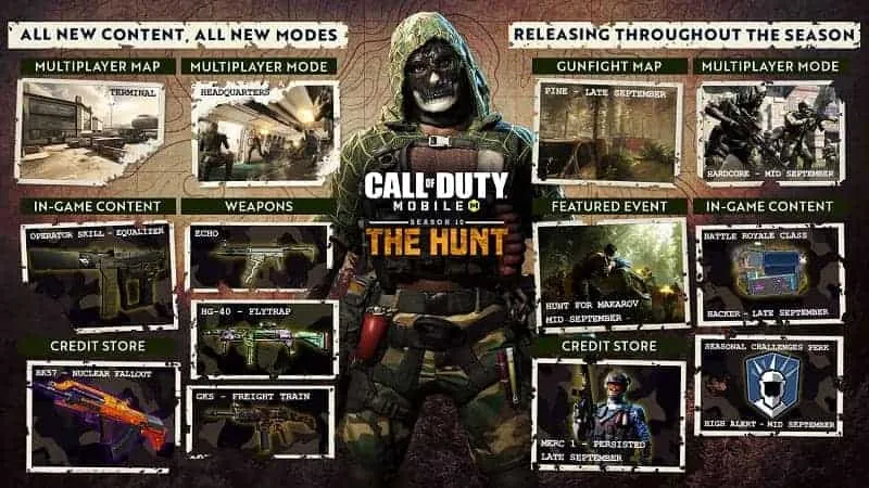 Call Of Duty Mobile Season 10 The Hunt Is Live Patch Notes New Battle Pass