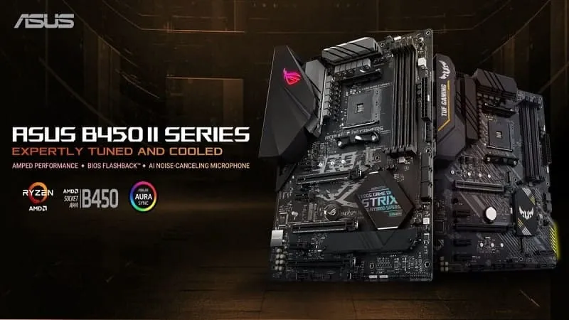 Asus Releases B450 Ii Motherboards With Rog Strix Tuf Gaming And Prime