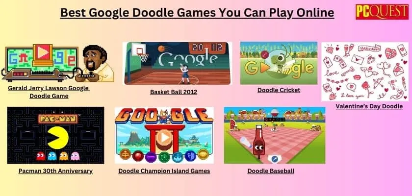 Google Doodle Games- Doodle Baseball and Pacman